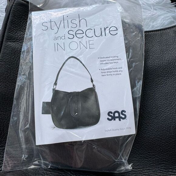 SAS Marissa Shoulder Handbag black leather - Picture 9 of 16